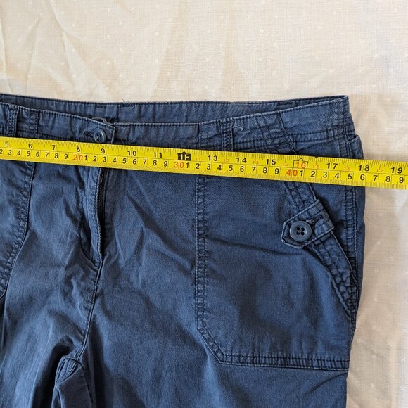 DENVER HAYES WOMEN'S BLUE PANTS 12 X 28 BUTTON ZIPPER FLY COTTON FASHION WEAR - Picture 11 of 16